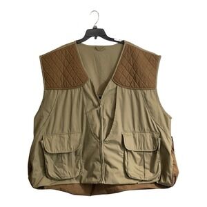 Gamehide Hunting Vest Mens 4X Tan Quilted Shooting Utility Outdoor Field